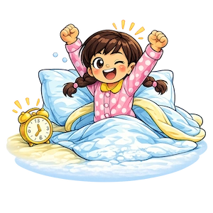 to wake up